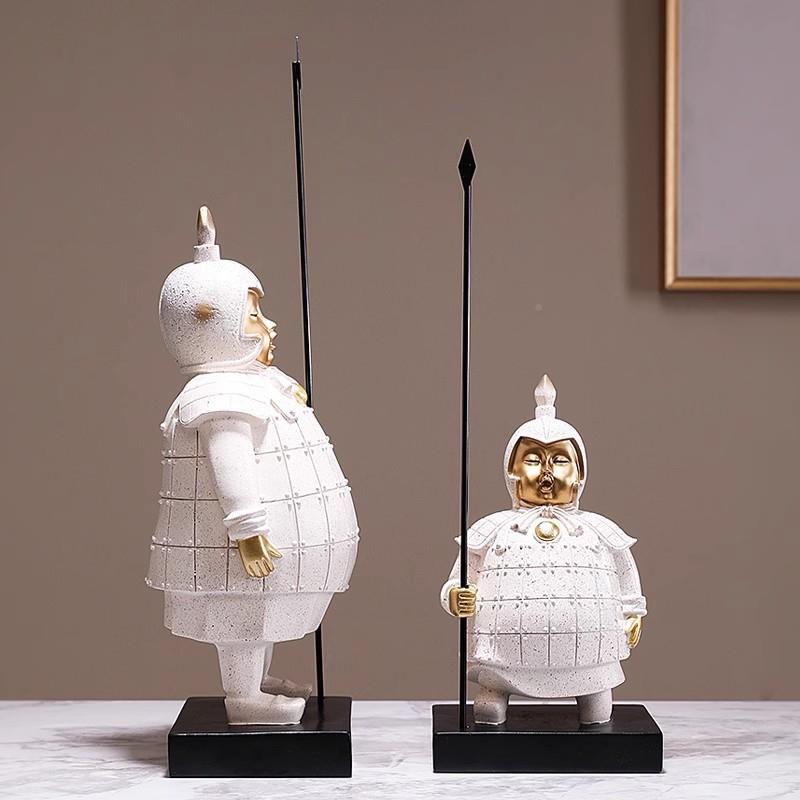 兵马办公室F1007809书工艺品家装居好物高档客柜厅装饰摆件创意荼