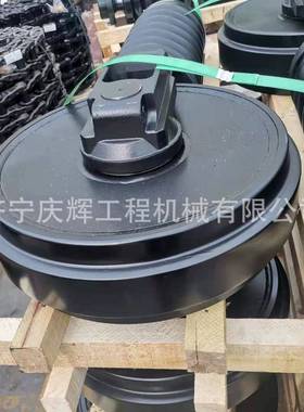 挖掘机PC200-8涨紧油缸引导轮总成支重轮钩机PC240-8履带板总成