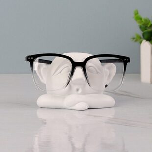 创意抽象人物眼镜收纳架艺术摆件眼镜店道具装饰展示架眼镜置物架