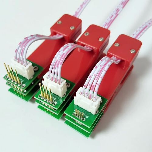 测试架PCB 夹子 治具夹具探针下载程序编程烧录夹具2.54 2.0 1.27