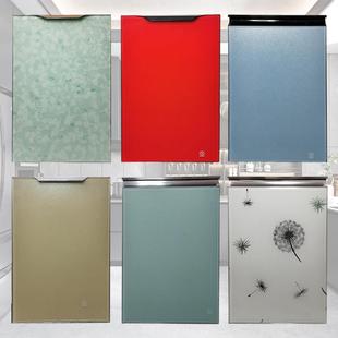 整体橱柜门定制晶钢门定做竈台门整体厨房?具车门板订做玻璃整体