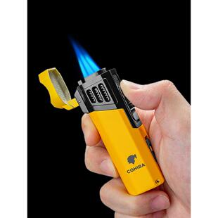 茄龙雪茄打火机便携焊枪高温喷枪充气防风雪茄打火机直冲艾灸点香