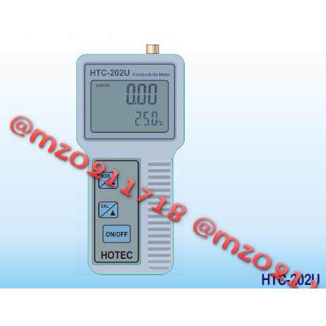 台湾合泰HOTEC手提式导电度测试仪 HTC-202U微电脑导电度计温度计