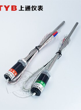 STYB上通仪表 PT100铂热电阻温度传感器探头热电偶 E型 K型 CU50