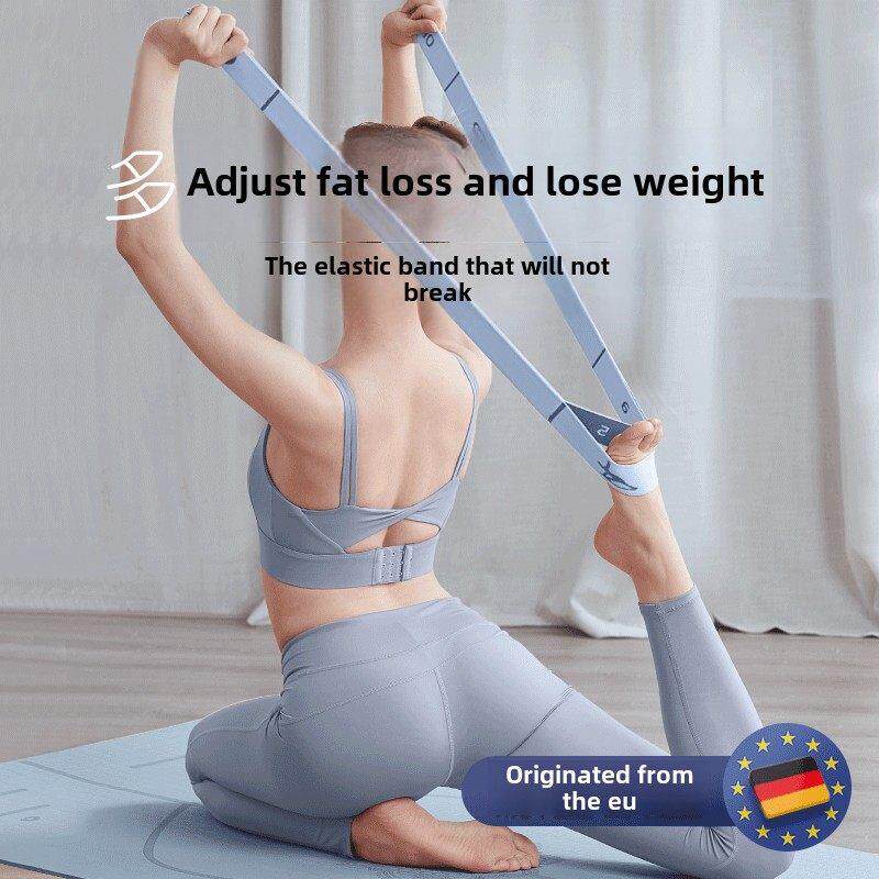 瑜伽松紧带健身女子开背开肩绳拉伸阻力带初学者分段张力训练拉伸