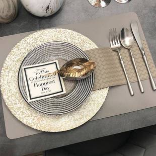 式样板房餐具套装盘叉勺碗桌搭配组合现代酒西店餐摆台设计AME展