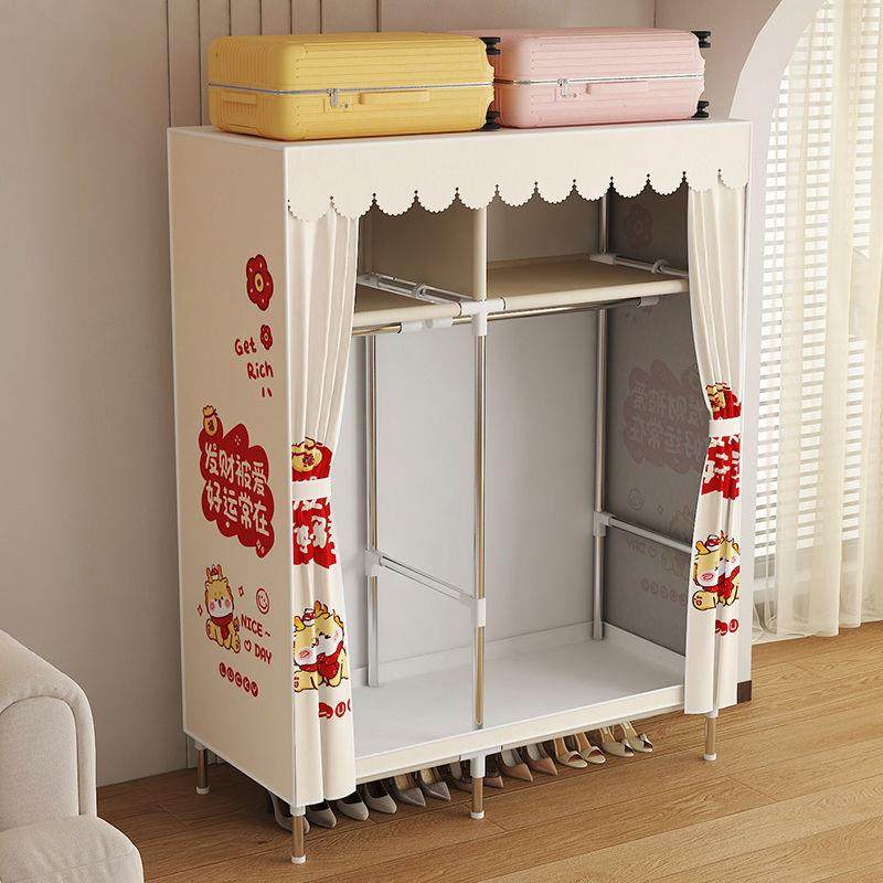 单人宿舍租房加收柜纳衣橱柜钢管组装衣落地式简易布GWF衣柜加全,饰品/流行首饰/时尚饰品新,其他DIY饰品配件,淘宝优惠券,粉丝福利购,淘宝优惠卷