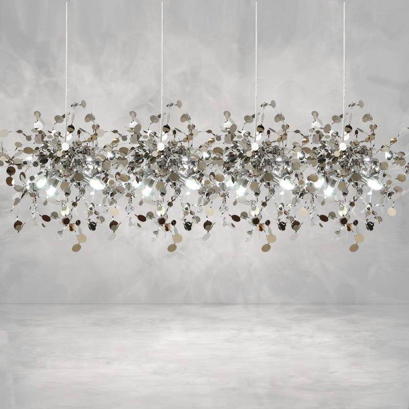 ?现655代约服装店装饰设计创意圆形吧不锈钢窗圆片餐厅台橱简吊灯,家装灯饰光源,智能吊灯,淘宝优惠券,粉丝福利购,淘宝优惠卷