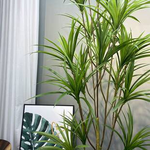 仿真吊兰树巴西铁龙血树假植物家居室内商场橱窗摆放装饰落地盆栽