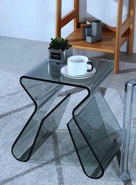 亚力克明简约时尚FZP创意收纳茶凳几边透角几