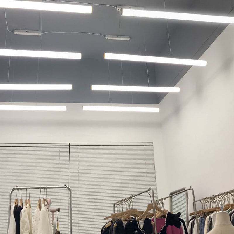 LED办公照明办公室吊灯健身房长条形吊线灯工作室会议室吊顶灯具