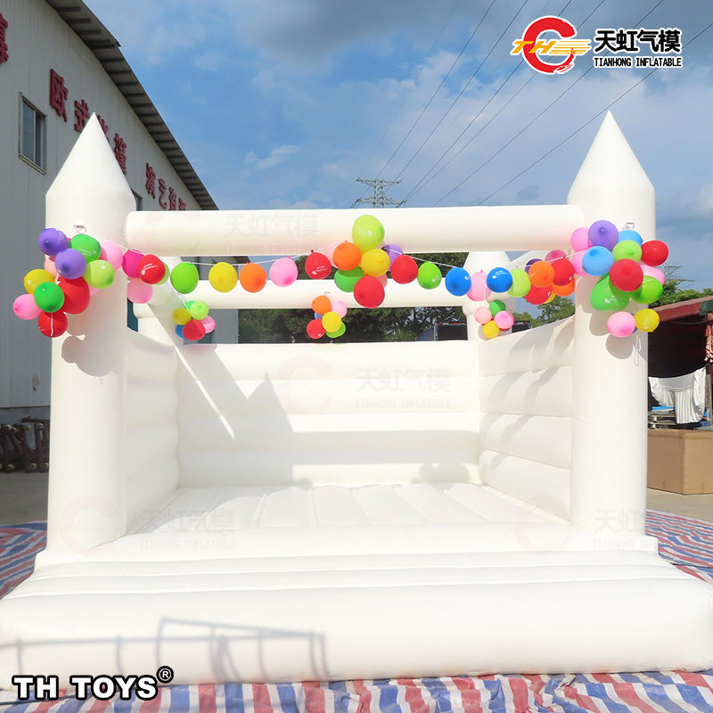 充气婚礼跳床 活动现场氛围庆祝用品 可重复使用经济实惠