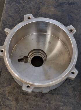 2BVA液环式真空泵配件 水环泵机械密封配件泵盖 2BVA液环真空泵体