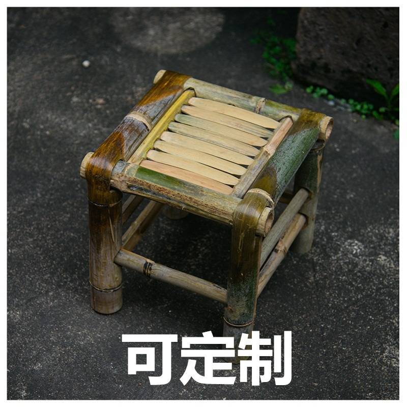 竹椅子复古竹凳子小竹椅休闲竹椅老式竹椅舞蹈椅竹凳子