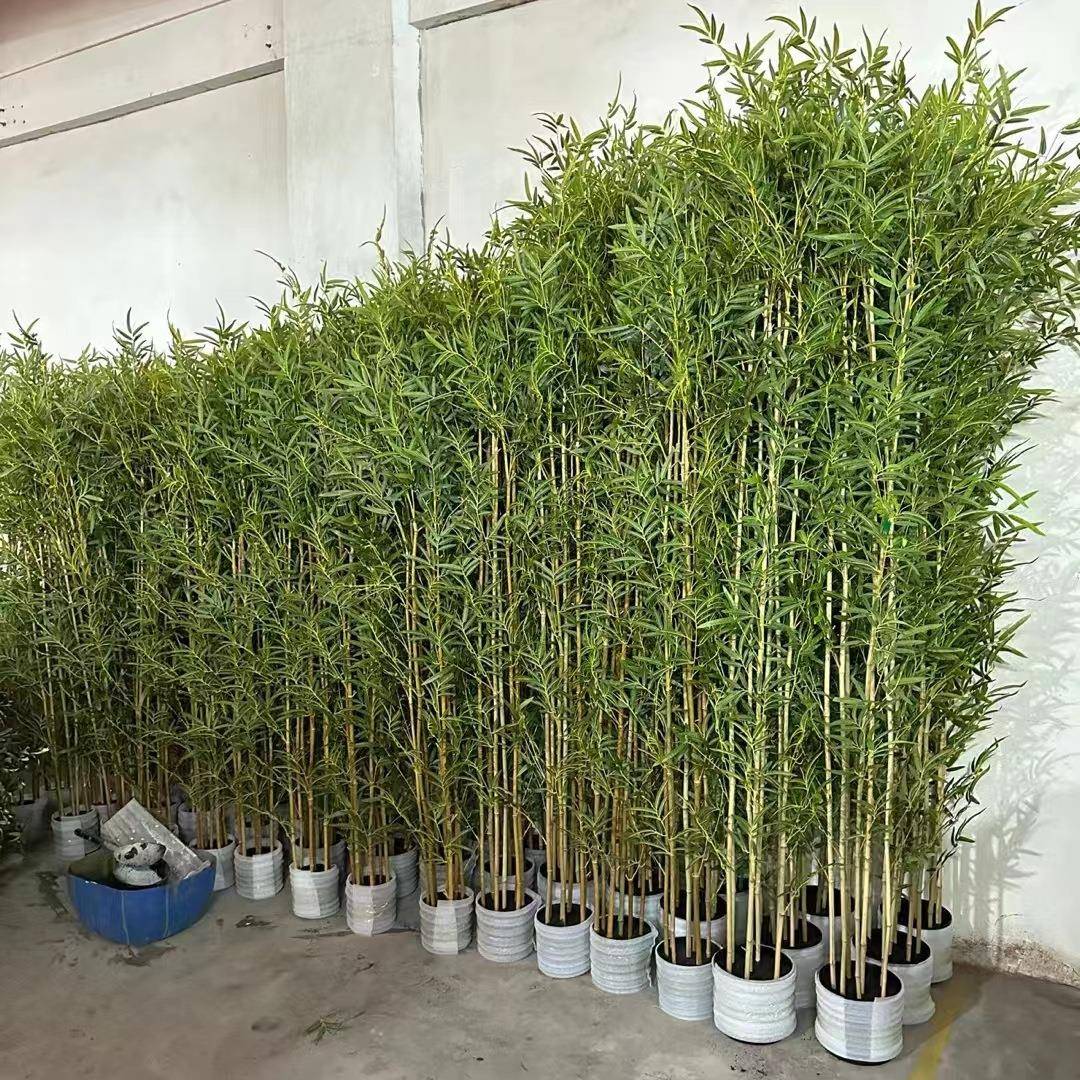 仿真绿 落地植物 植盆院竹 室内客厅庭景造盆景 仿真竹无子盆栽