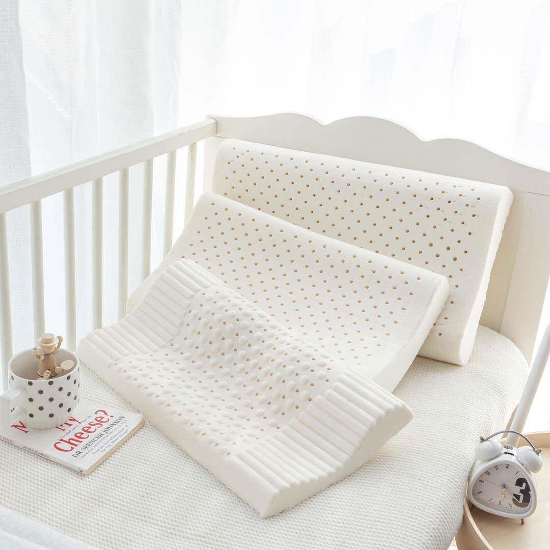 全棉层针胶织-棉a02241003类母婴级儿童乳枕头612岁天然乳胶枕芯