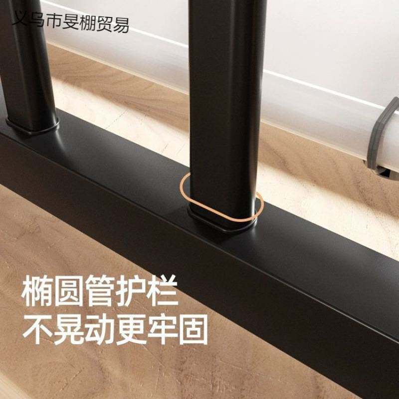 儿童窗户防护栏家用免打孔室内护栏飘窗阳台栏杆家用防盗窗网