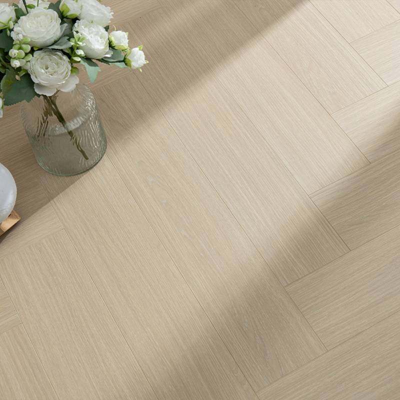 强化复合地板智能锁扣12GEH WOOD人字拼地板木纹拉丝面简约风防滑