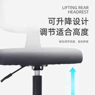 适小书桌椅子无扶手电椅脑降办W2101公室小型转椅家用靠背舒简约