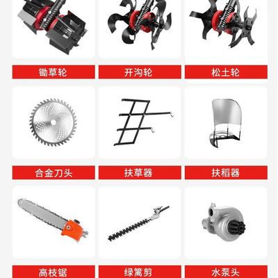 工锄厂挂CG430二冲侧式汽油YHH割草机40-除草机5小型家用便携式草