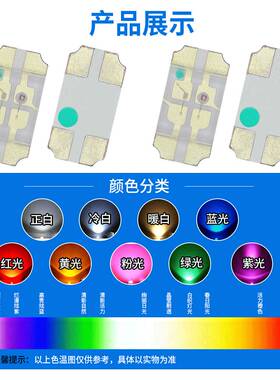 现货 1206led贴片灯珠单体 双色红蓝 红绿 红白 红翠绿1209二极管