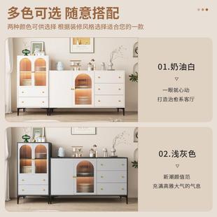 餐边柜式 现代简约一体柜靠墙收纳斗储物柜轻厨ARH房法橱柜茶水柜