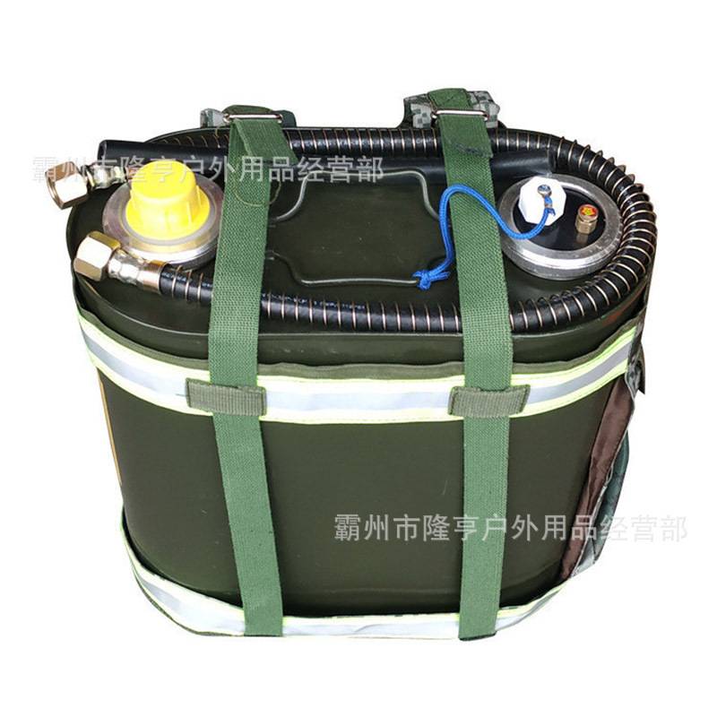 20L大容量双肩背负式加油器森防器材加油桶便携式铁皮桶注油器