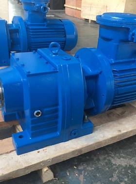 斜齿轮电机变速RF/R箱437R77R57R67R7RNBZ87R97R107R137减速器高