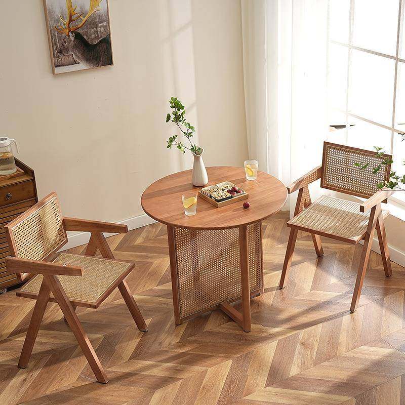 123厂家直型供圆藤桌现组合藤民宿家用小户编桌代简约实木藤编桌,商业/办公家具,商用藤编家具,淘宝优惠券,粉丝福利购,淘宝优惠卷