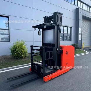 271全电动叉车高位拣选车1料吨站式托驾堆垛车盘人上行取机拣选叉