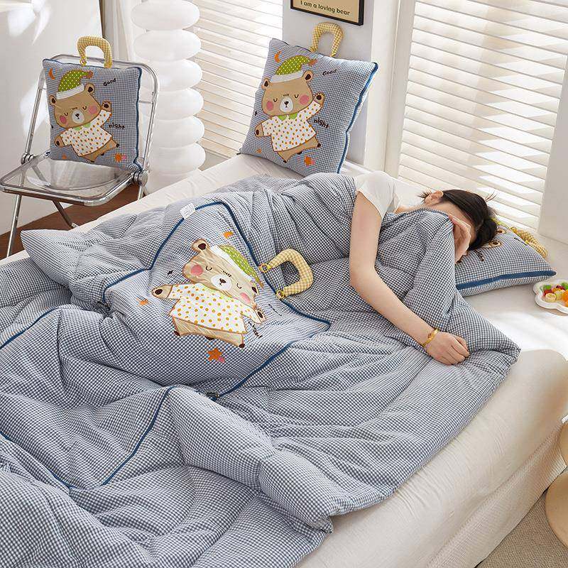 二全棉抱枕被两用宿舍午睡靠毯可机JD-guben洗合一抱被子枕车载靠,居家布艺,抱枕被,淘宝优惠券,粉丝福利购,淘宝优惠卷