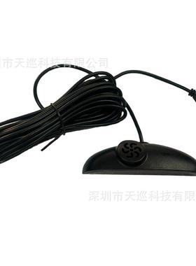 工厂热销实TUD6探倒车雷达语音真人头报米数6个探L时ED彩色亮灯显