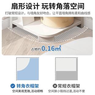 书落地转角柜家用房间装 床边柜靠G22BΩ墙床架头置饰物架多示层收