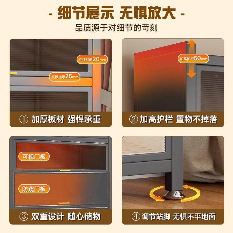 家用收纳柜钢储物柜卧室阳书柜客台落地多层带门001置物柜厅铁制,收纳整理,收纳柜,淘宝优惠券,粉丝福利购,淘宝优惠卷