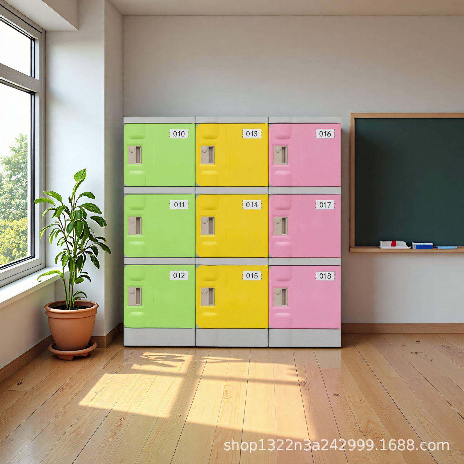 BS塑A料书室包柜教幼书包柜储物柜中小ABS学带锁储物柜儿园收纳柜,商业/办公家具,办公储物柜,淘宝优惠券,粉丝福利购,淘宝优惠卷