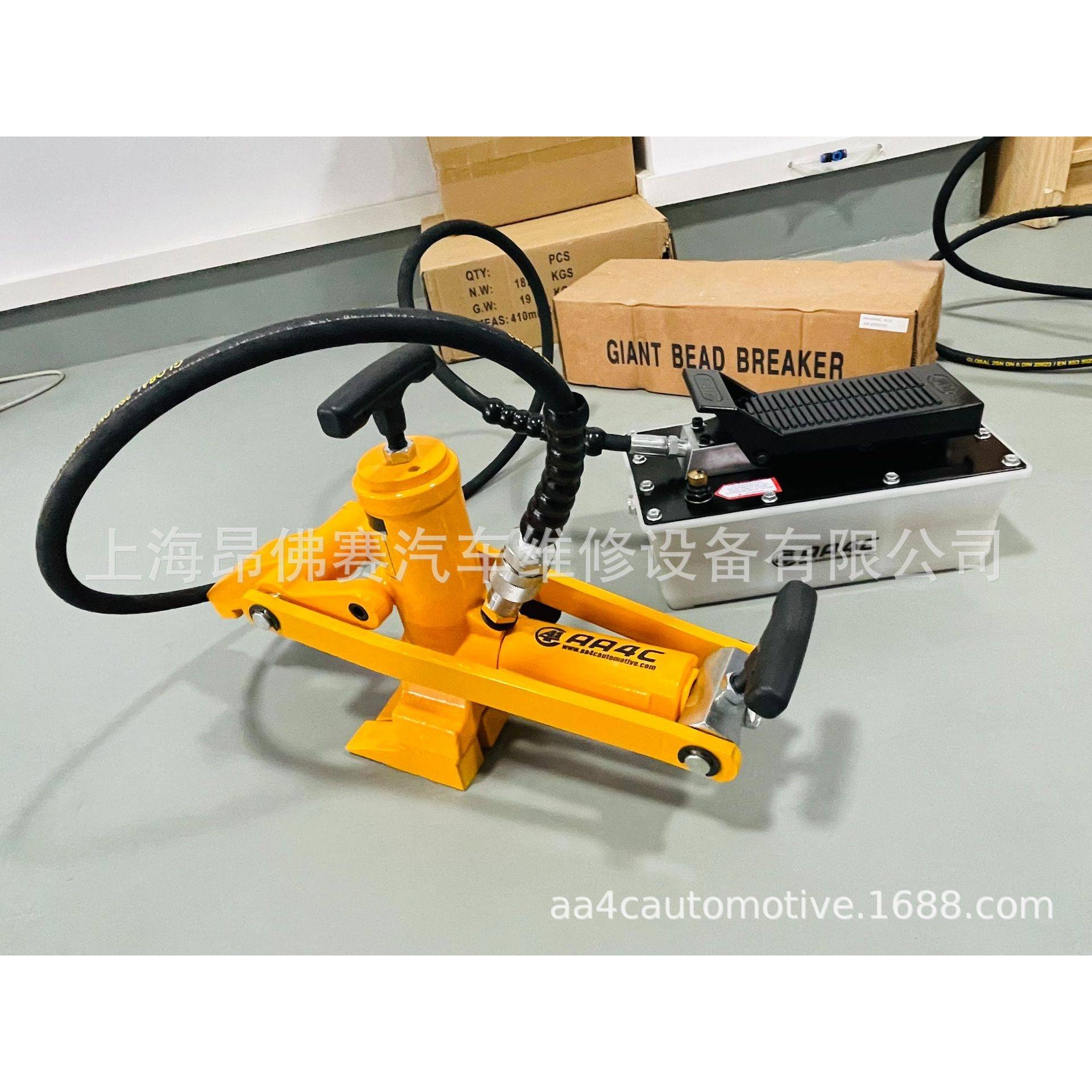 巨型轮胎压条剥离户外便携式轮胎拆卸器轮胎更换工具带气动泵