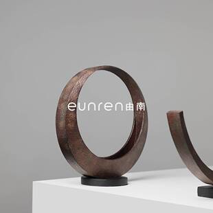 由南新中式月夕花朝花器插干花瓶家居茶几意境装饰品摆件博古花架