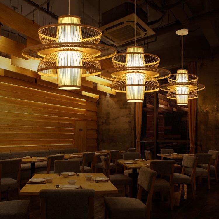 中式竹艺竹编灯创意古典个性店饭餐吊厅客666厅阳台式日灯笼茶楼,家装灯饰光源,智能吊灯,淘宝优惠券,粉丝福利购,淘宝优惠卷