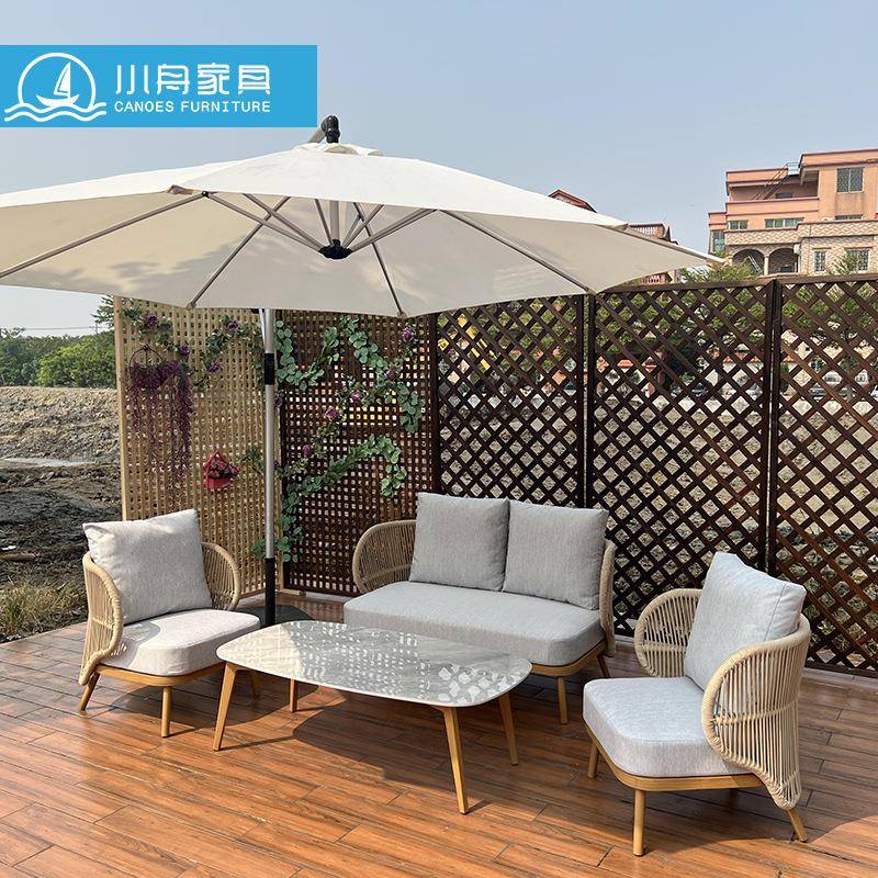 户外具庭院花园休闲绳编沙外发组合室民宿防别22-9-17-墅编织水家