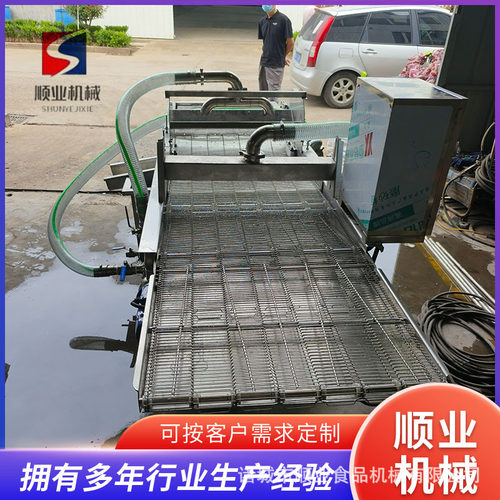 鸡米花鱼排浓浆淋浆浸浆机 鸡排鱼类裹浆机 吐司面包上浆机商用