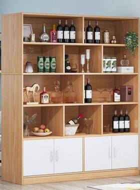 红酒柜家用展示柜门隔断柜陈关柜RXU简约现代落地柜子列玄烟柜货