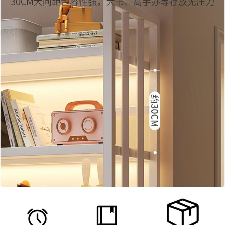 书架落地置层物用架家电SEG视柜旁展示架子玩厅具收纳架客多铁艺