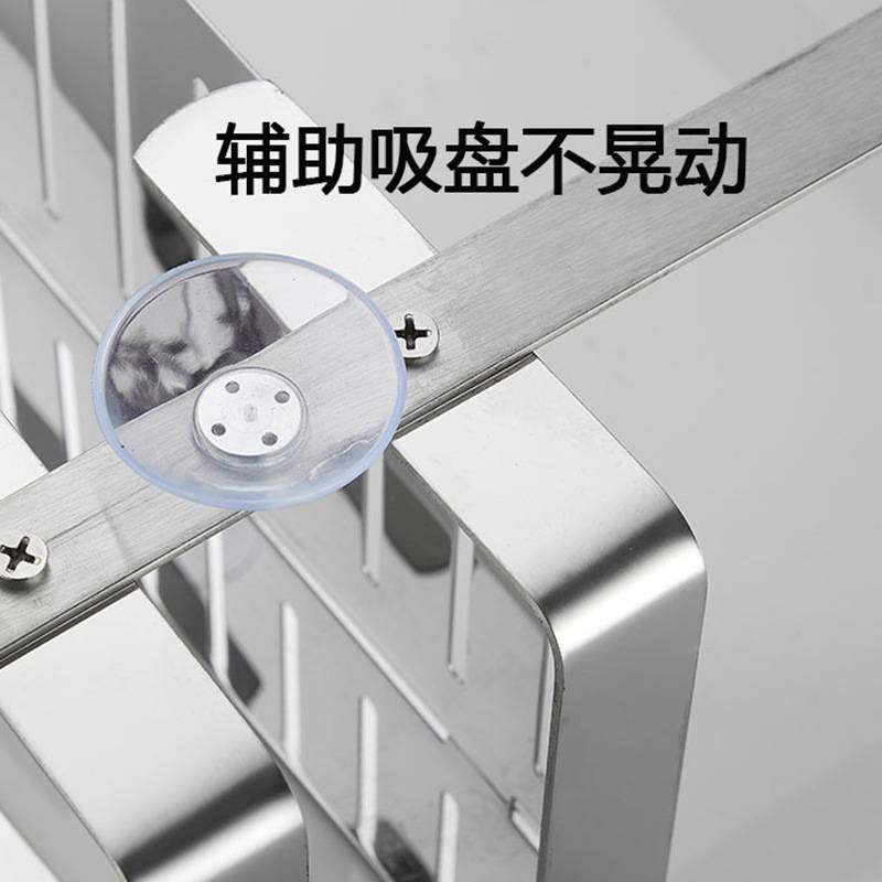 淋浴房置物架304不锈钢挂架浴室冲凉房双层挂篮洗澡间门后收纳架