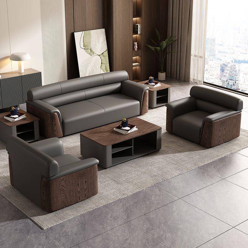 商务茶办公沙发板沙办公室无品牌/沙发老几会议室接待贵宾发