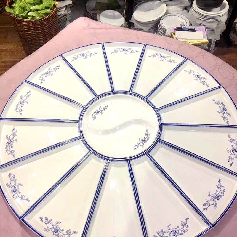 新品年夜饭餐具套装海鲜陶瓷组合拼盘子家宴聚会餐具套装团圆盘碟