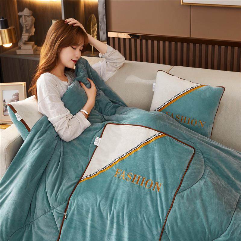 A6L冬加厚简约抱枕被子靠两用用珊瑚绒F765T787午头睡沙发靠垫汽,居家布艺,抱枕被,淘宝优惠券,粉丝福利购,淘宝优惠卷