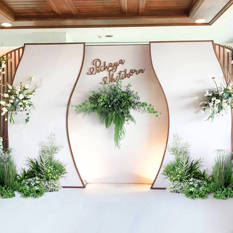 小型仿真绿植造景室内水池庭院角落植物软装橱窗花槽装饰布置假花
