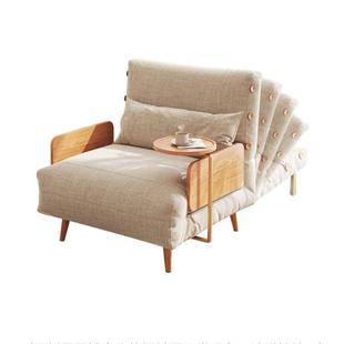 式 叠发床951可折两用客厅实木脚双单人多功能沙发床小沙户日型