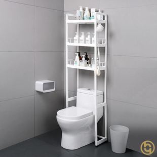 马桶置物架落地卫生间高档上方架子厕所后空隙坐便器上的收纳架