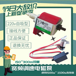 电磁泵蒸汽清洗机配件o220v25瓦家用小型自吸式增压水泵调速器开